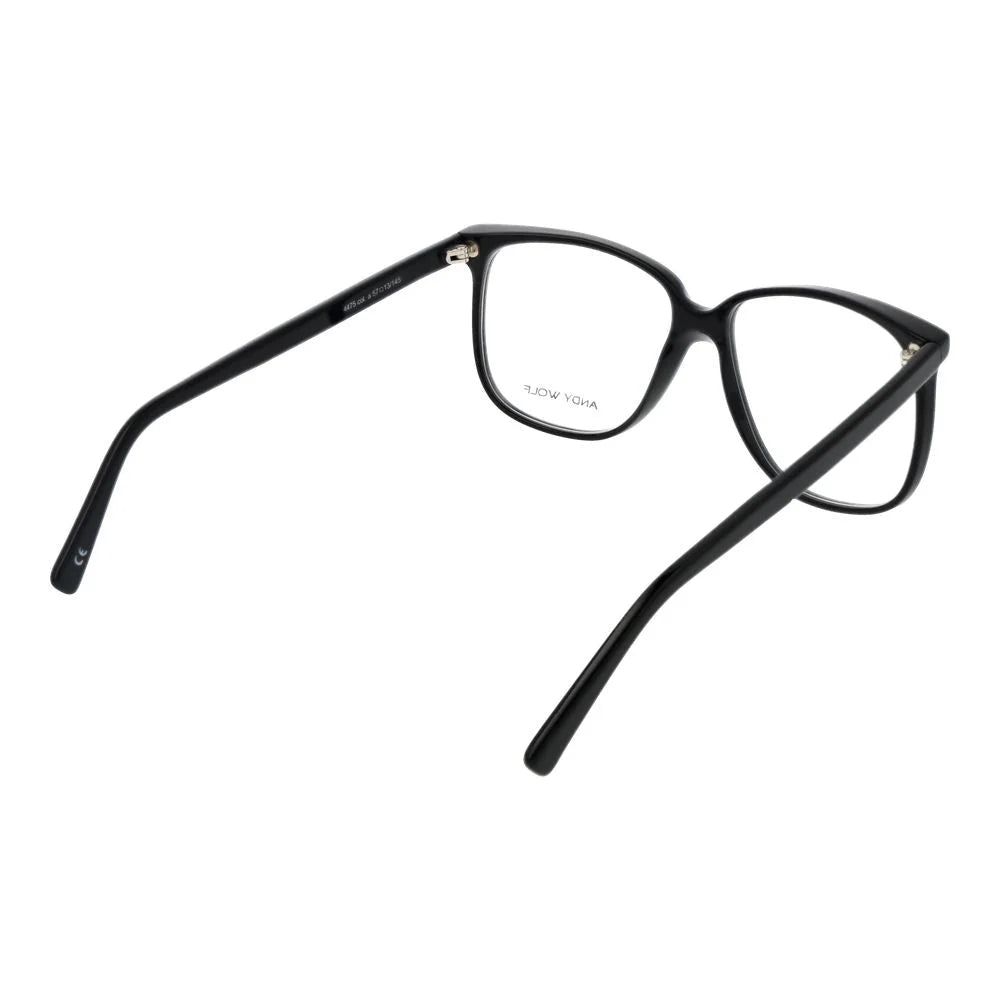 Andy Wolf Black Unisex Glasses Frame - Eyeglasses