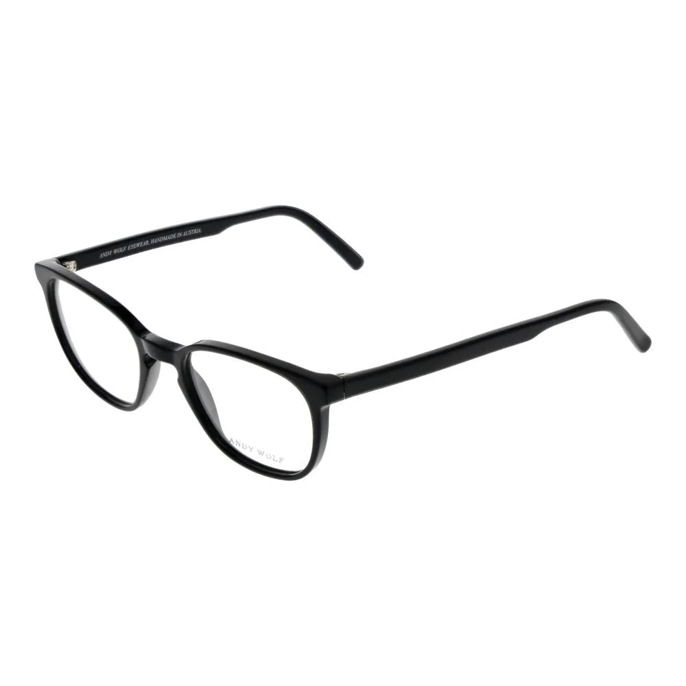 Andy Wolf Black Unisex Glasses Frame - Eyeglasses