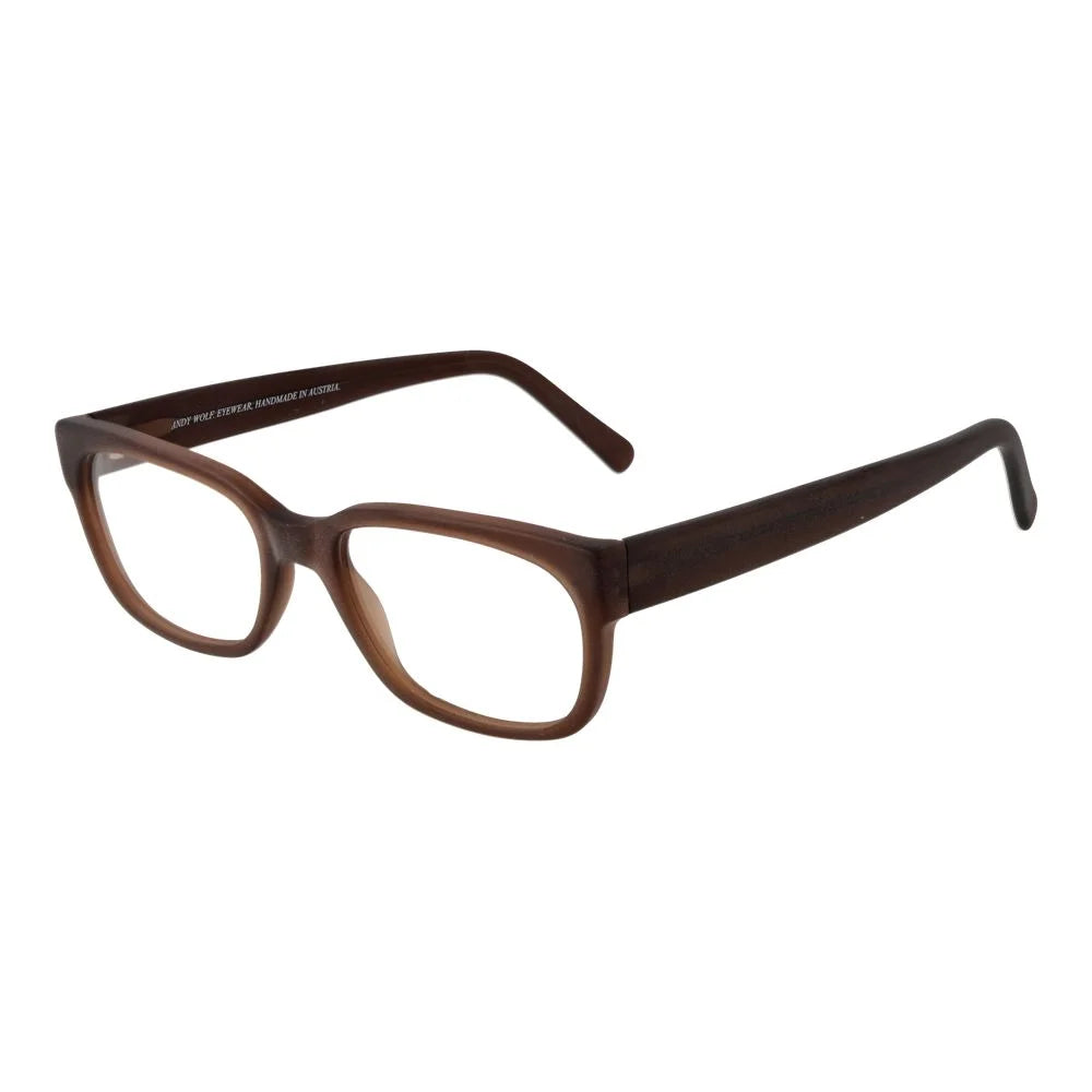 Andy Wolf Brown Unisex Glasses Frame - Eyeglasses