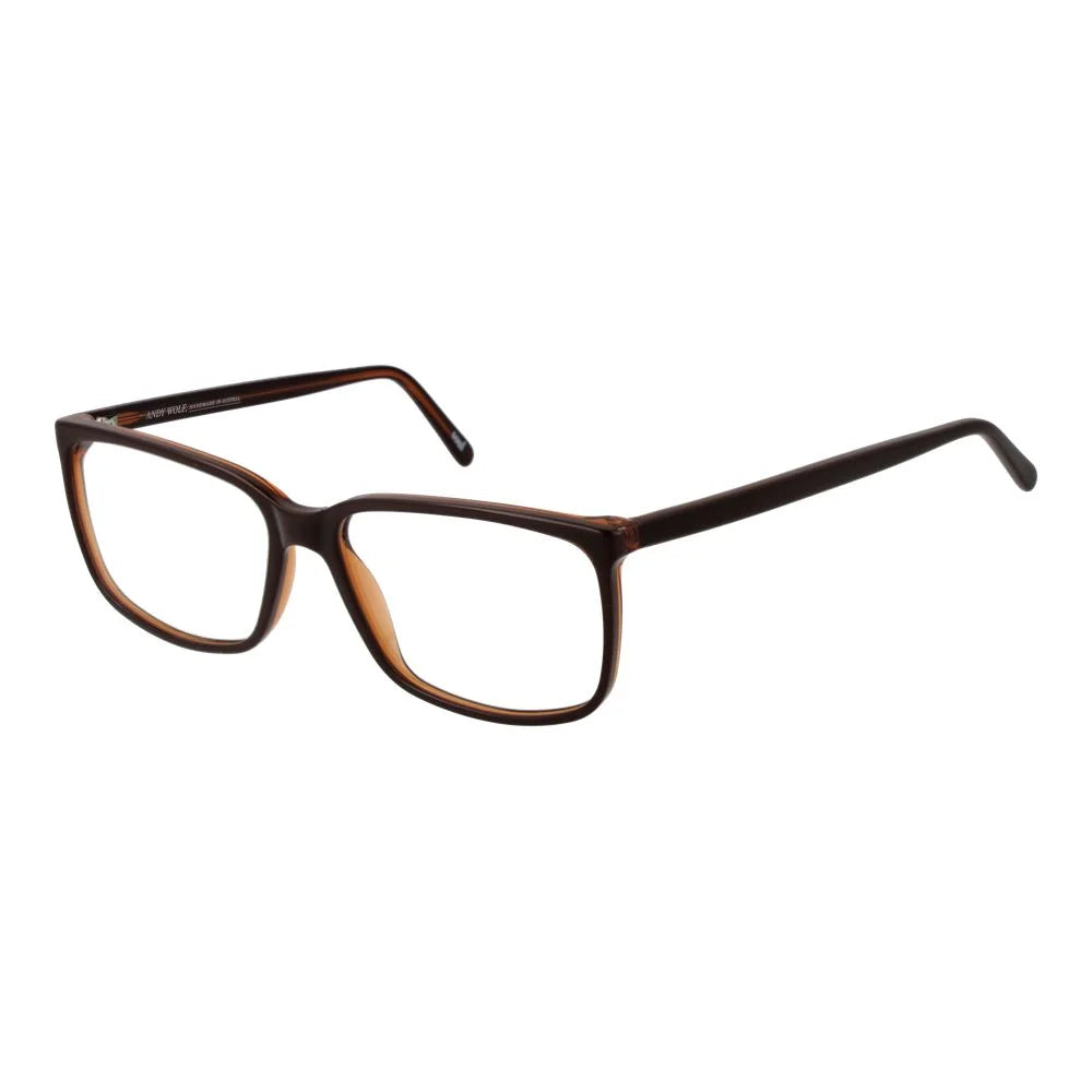 Andy Wolf Brown Unisex Glasses Frame - Eyeglasses