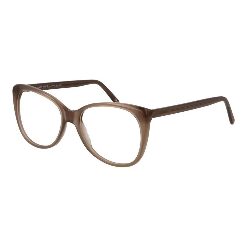 Andy Wolf Brown Unisex Glasses Frame - Eyeglasses