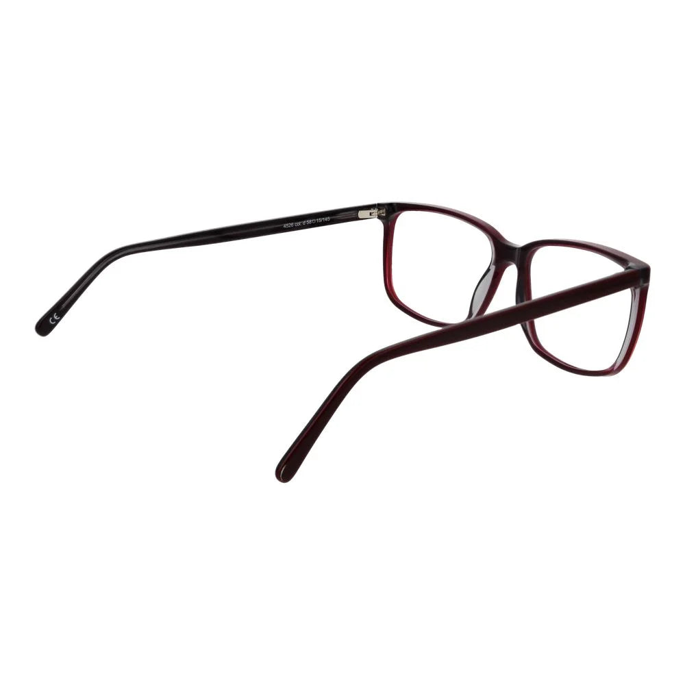 Andy Wolf Burgundy Unisex Glasses Frame - Eyeglasses