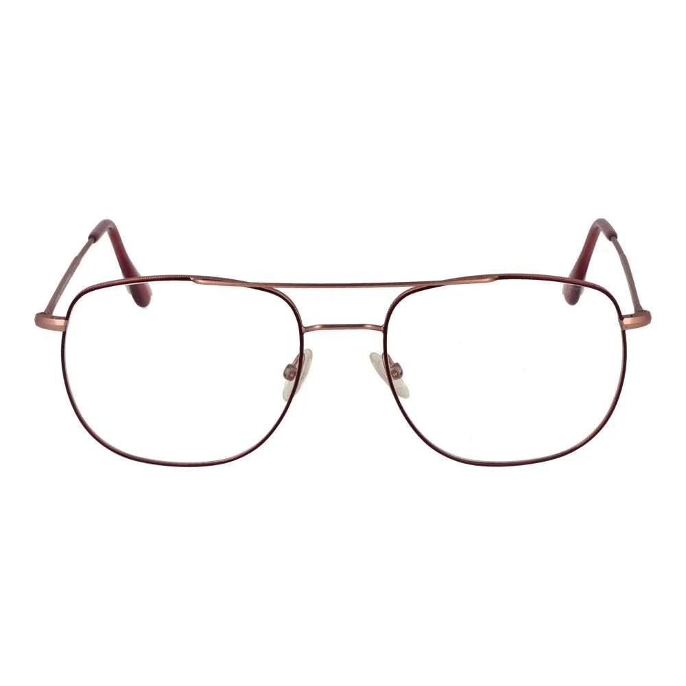 Andy Wolf Burgundy Unisex Glasses Frame - Eyeglasses