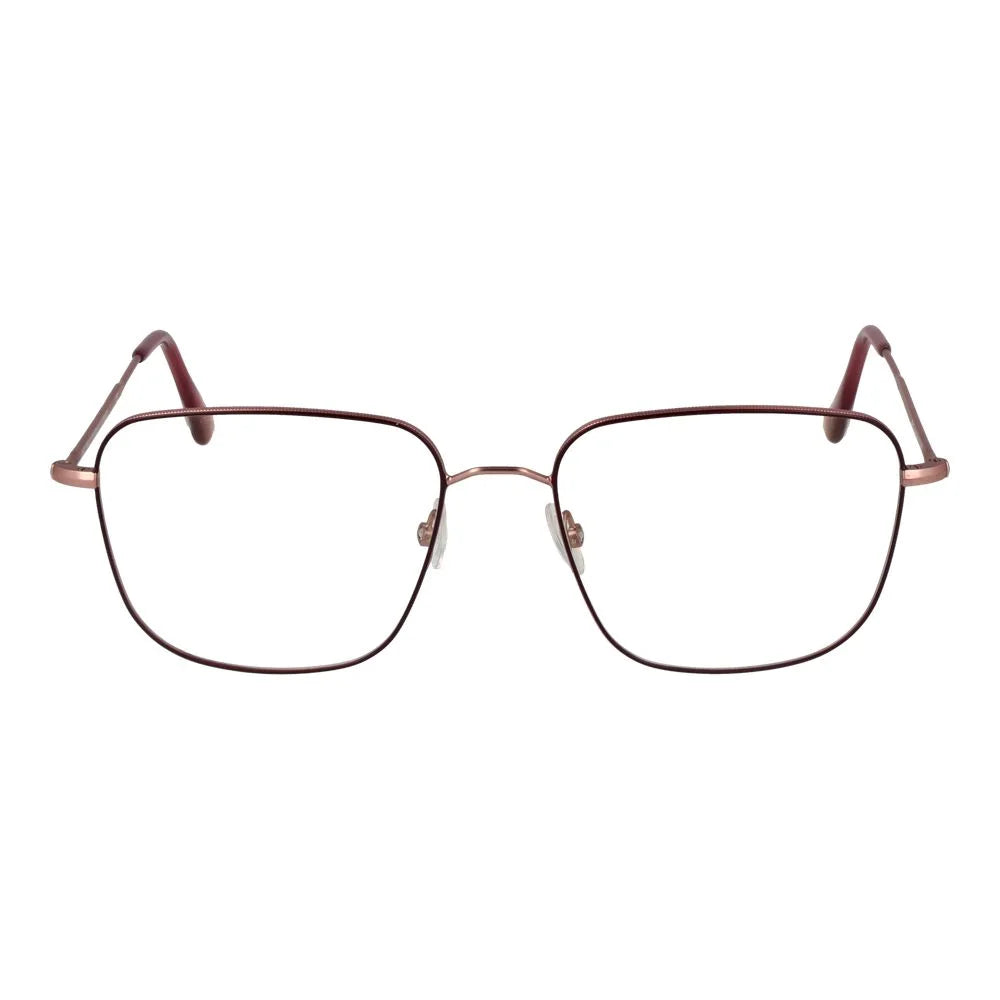 Andy Wolf Burgundy Unisex Glasses Frame - Eyeglasses
