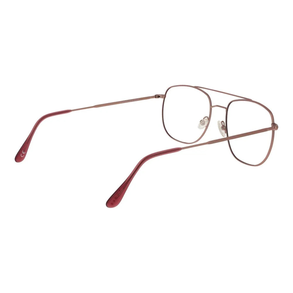 Andy Wolf Burgundy Unisex Glasses Frame - Eyeglasses