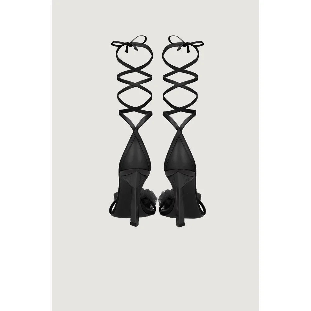 Aniye By Black Leather High Heel Pumps