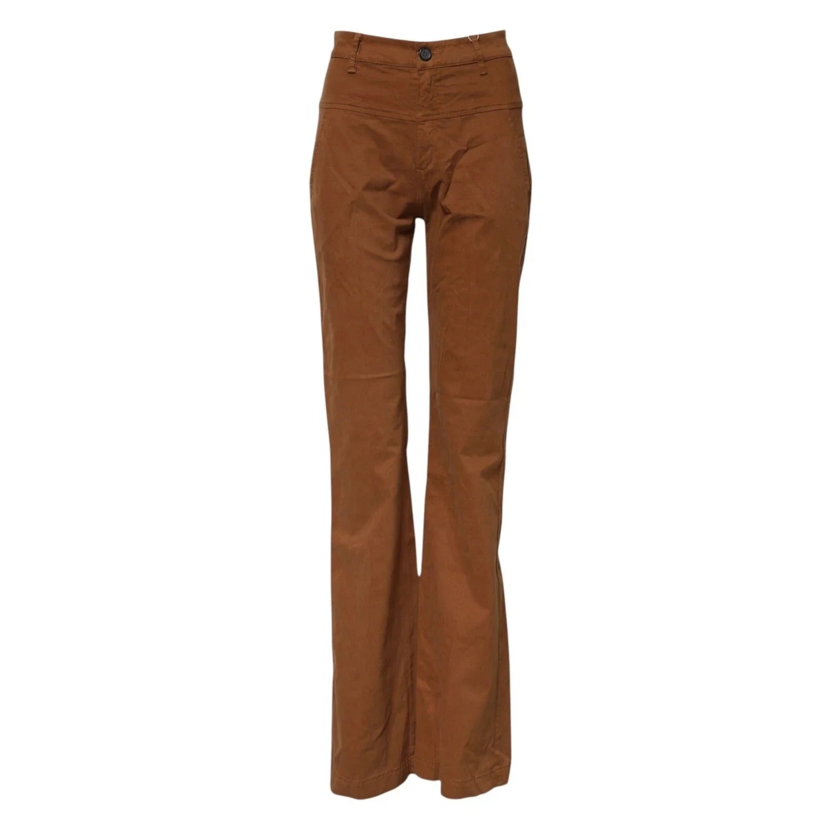 Aniye By Brown High Waisted Flared Cut Pants - IT42|M - Trousers