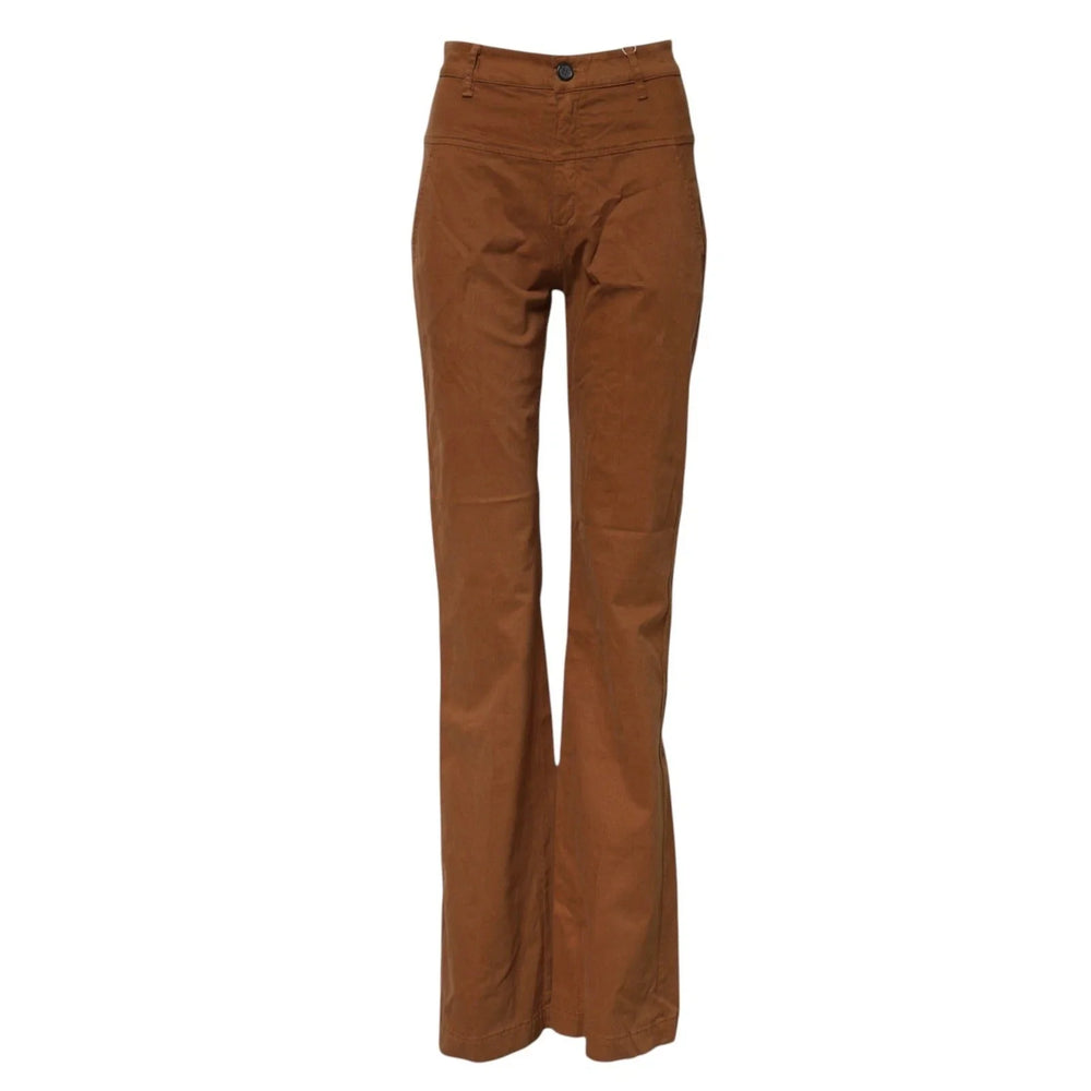 Aniye By Brown High Waisted Flared Cut Pants - IT42|M - Trousers