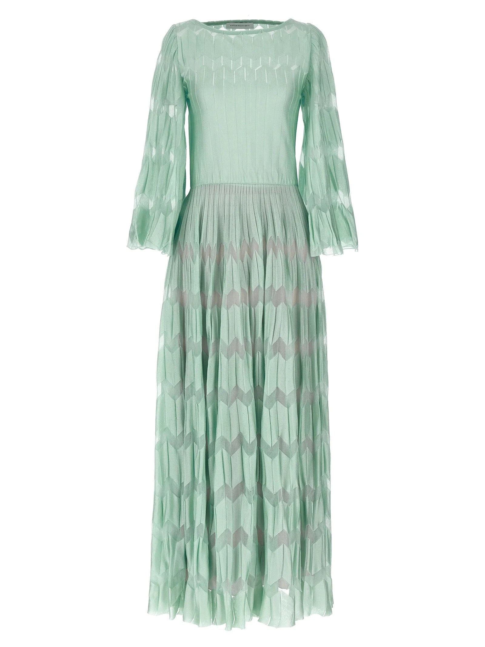 ANTONINO VALENTI Bicolor Viscose Long Dress - IT38