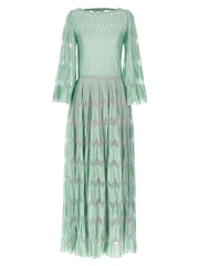 ANTONINO VALENTI Bicolor Viscose Long Dress - IT38