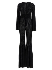 ANTONINO VALENTI Black Viscose Jumpsuit - IT42