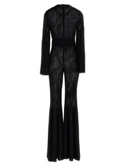 ANTONINO VALENTI Black Viscose Jumpsuit - IT42