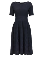 ANTONINO VALENTI Blue Viscose Midi Dress - IT38