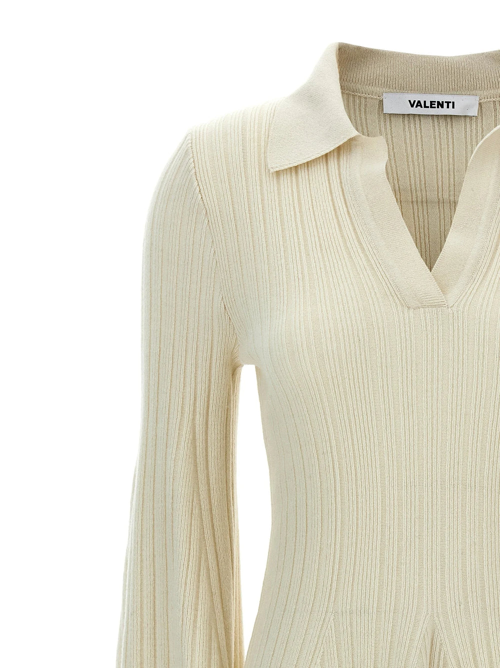 ANTONINO VALENTI White Cashmere Mini Skirt