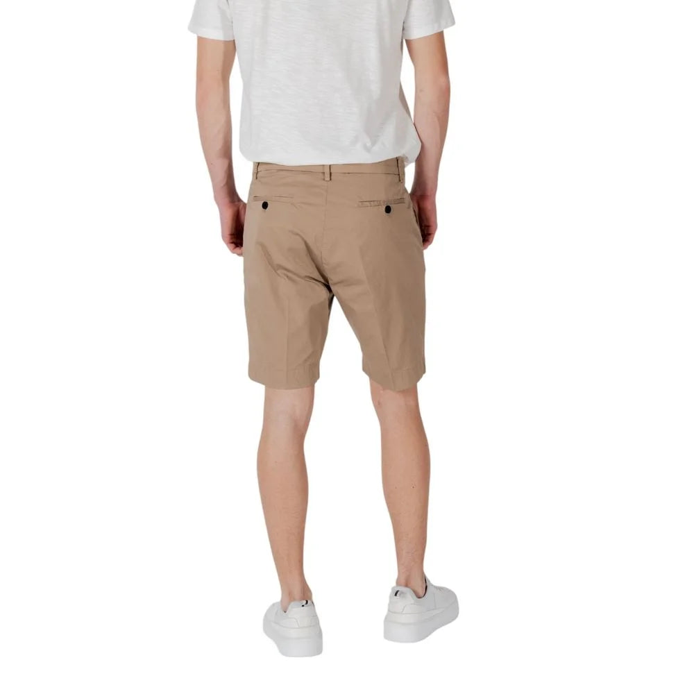 Antony Morato Beige Cotton Bermuda - Bermudas
