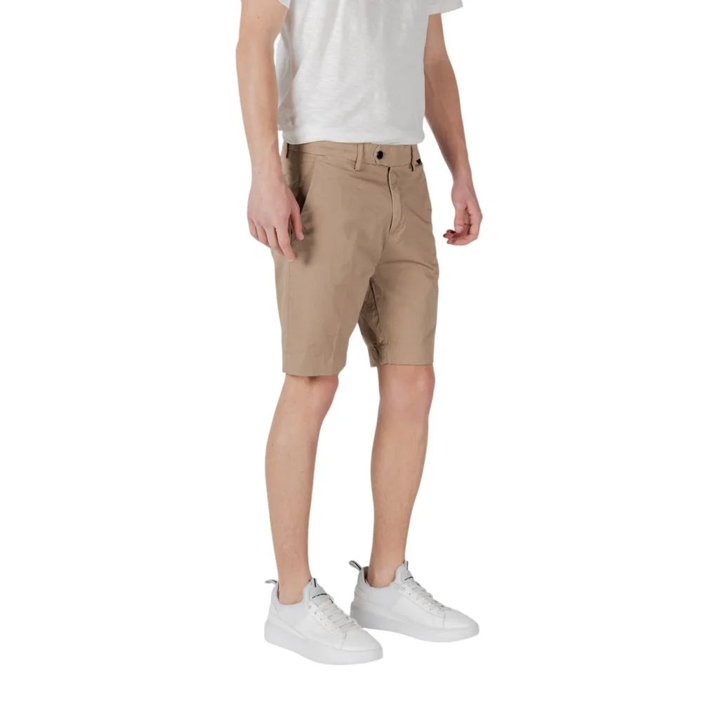 Antony Morato Beige Cotton Bermuda - Bermudas