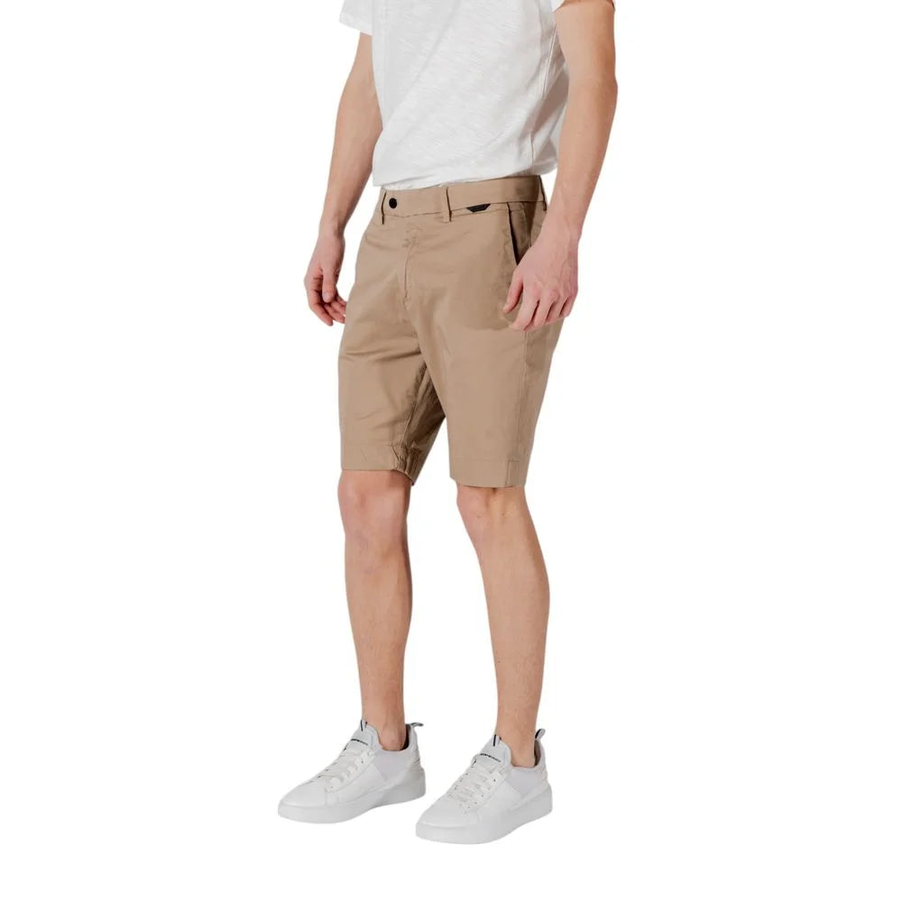 Antony Morato Beige Cotton Bermuda - Bermudas