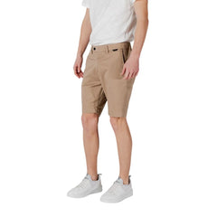 Antony Morato Beige Cotton Bermuda - Bermudas