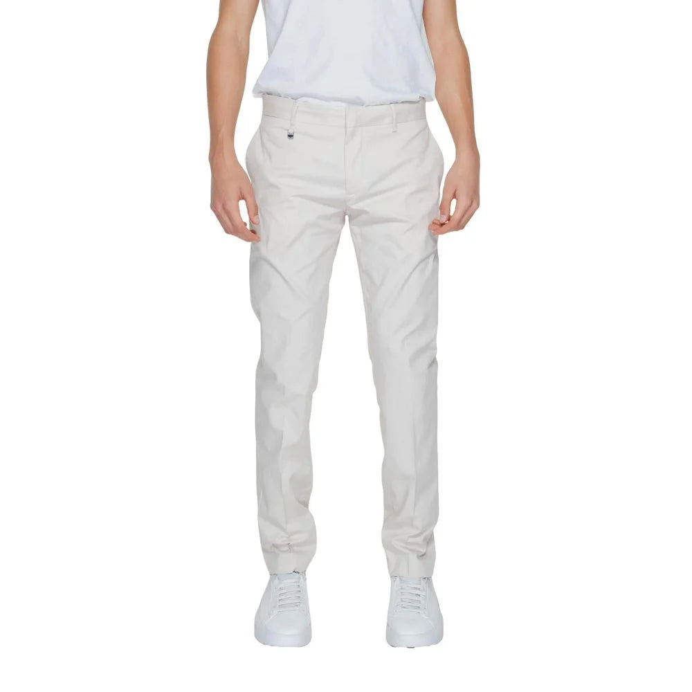 Antony Morato Beige Cotton Pant - Trousers