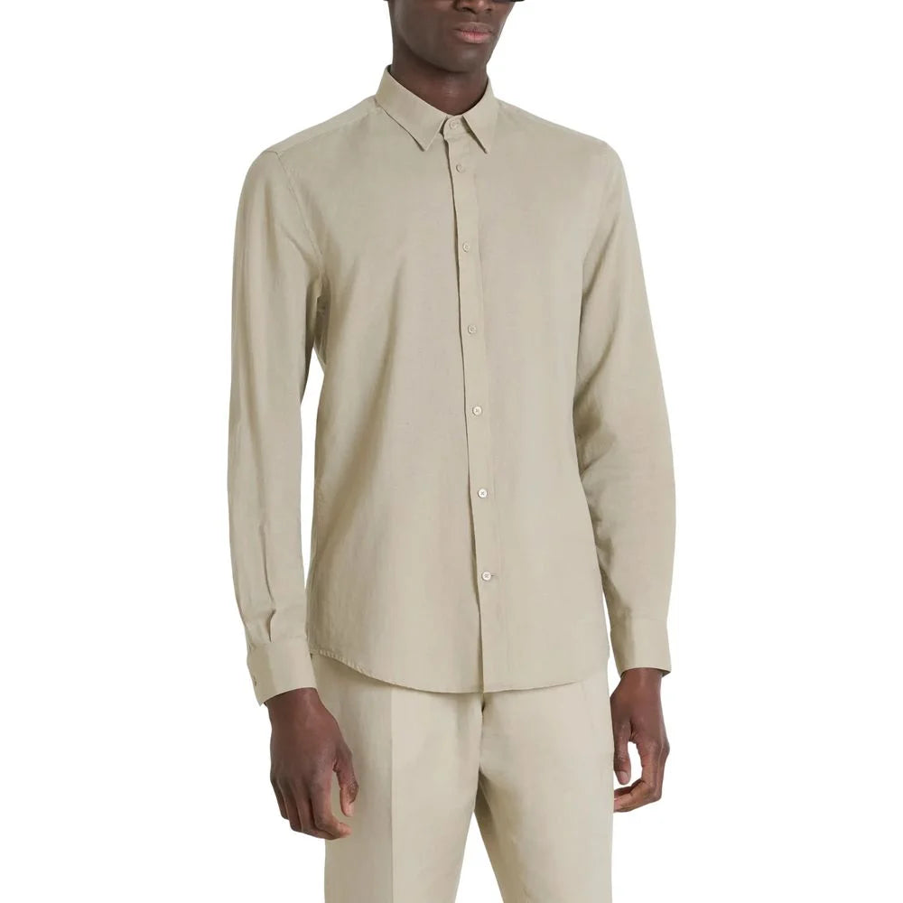 Antony Morato Beige Cotton Shirt - Shirts