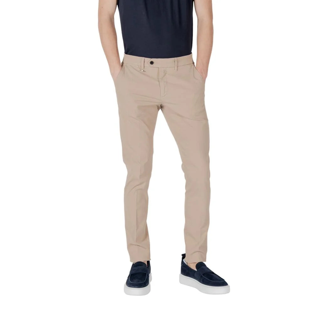 Antony Morato Beige Cotton Skinny Pant - Trousers