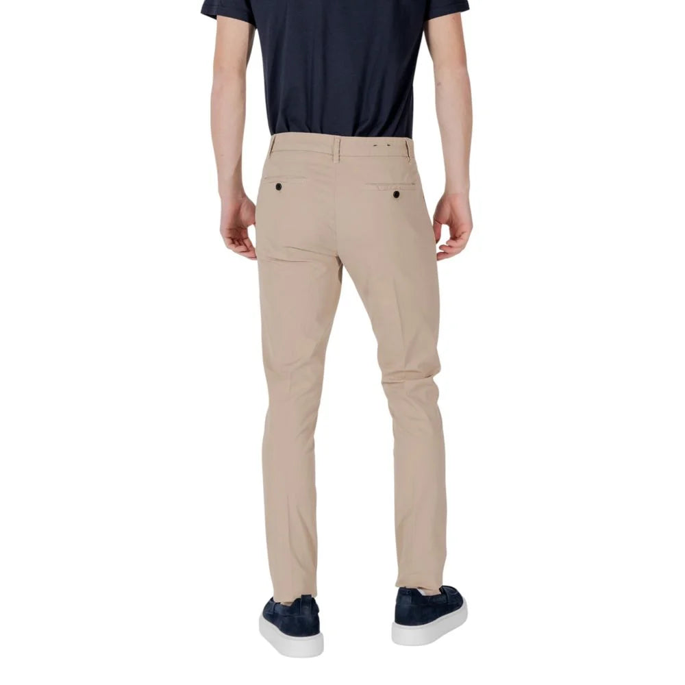 Antony Morato Beige Cotton Skinny Pant - Trousers