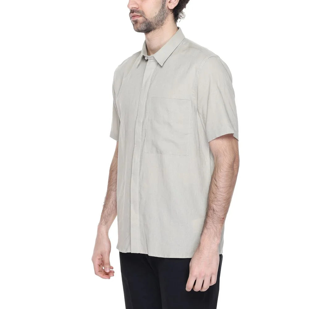 Antony Morato Beige Linen Shortsleeve - IT44 | XS - Shirts