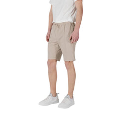 Antony Morato Beige Polyester Bermuda - IT48 | L - Bermudas