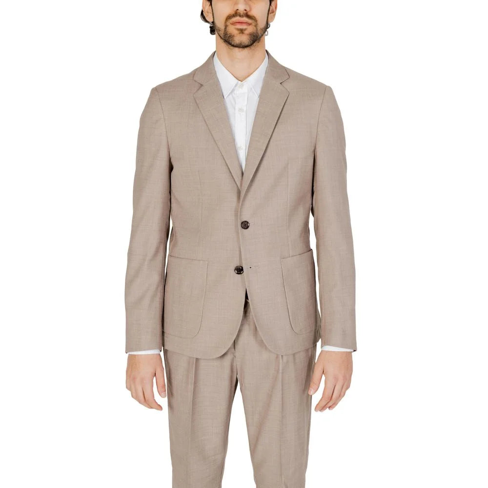 Antony Morato Beige Polyester Blazer - Sport Jackets