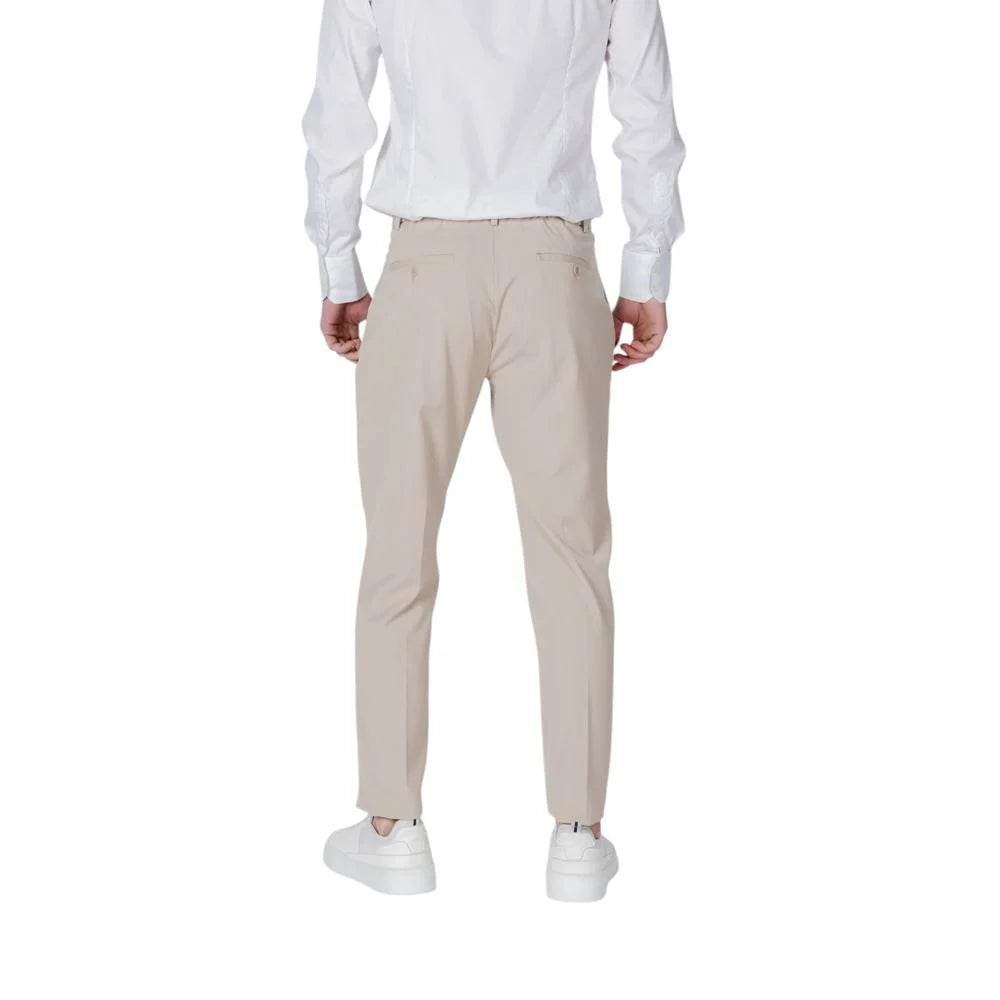 Antony Morato Beige Polyester Pant - IT54 | XXL - Trousers