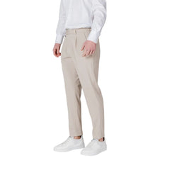 Antony Morato Beige Polyester Pant - IT54 | XXL - Trousers