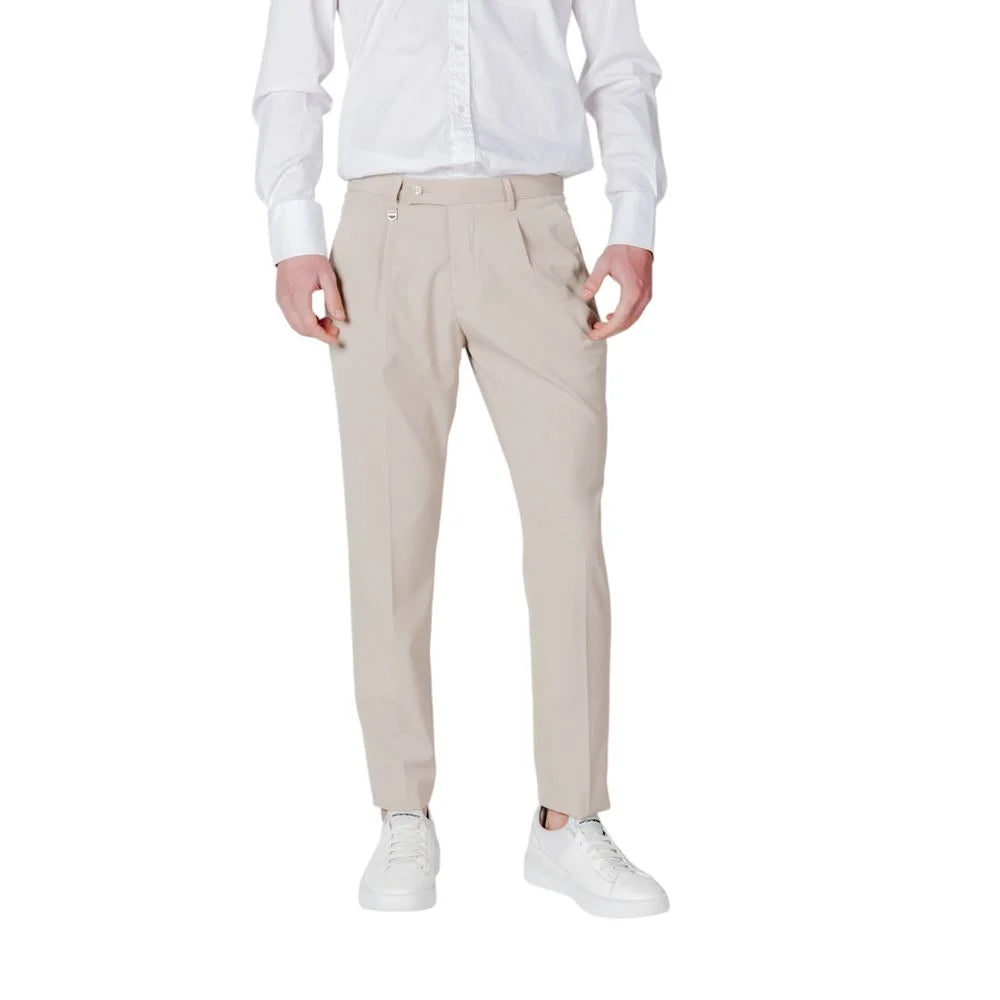 Antony Morato Beige Polyester Pant - IT54 | XXL - Trousers