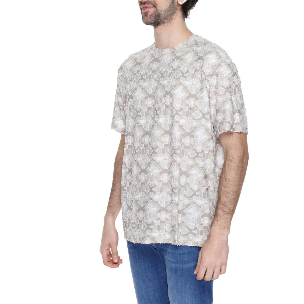 Antony Morato Beige Polyester T-Shirt - IT54 | XXL - T-Shirts