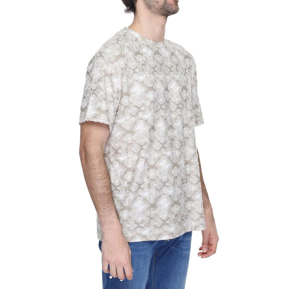 Antony Morato Beige Polyester T-Shirt - IT54 | XXL - T-Shirts