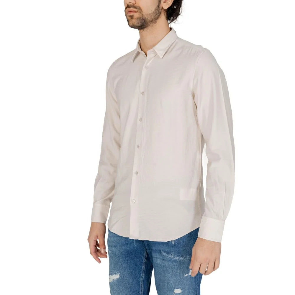 Antony Morato Beige Viscose Shirt - IT54 | XXL - Shirts