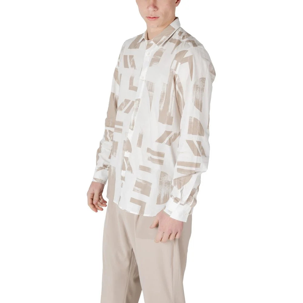Antony Morato Beige Viscose Shirt - Shirts