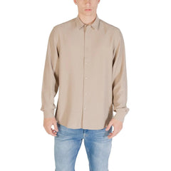 Antony Morato Beige Viscose Shirt - Shirts