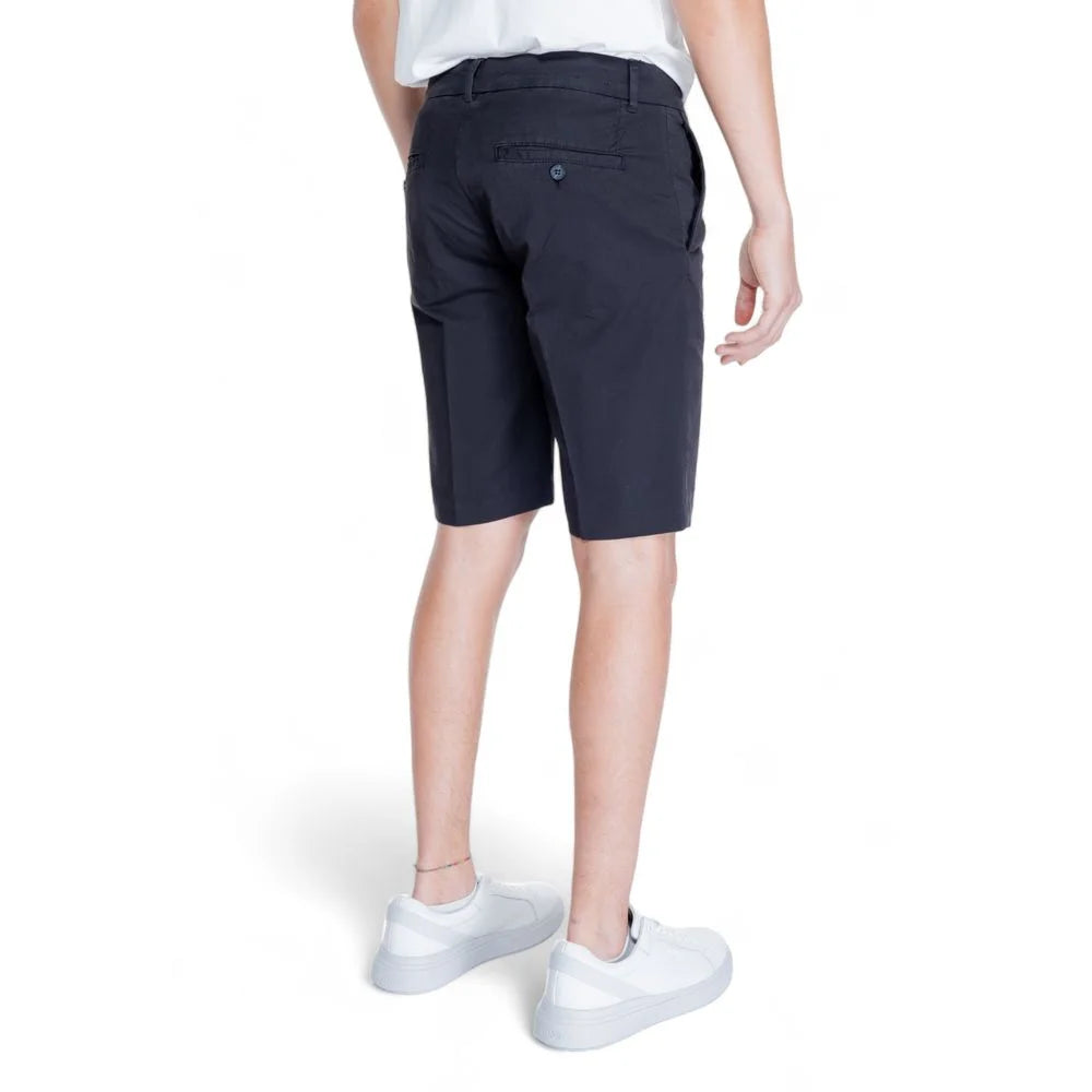 Antony Morato Black Cotton Bermuda - Bermudas