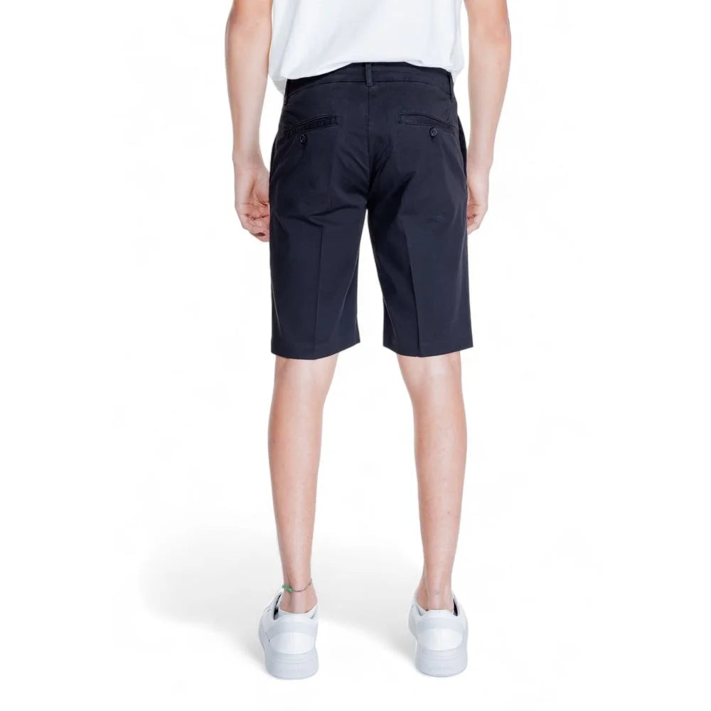 Antony Morato Black Cotton Bermuda - Bermudas