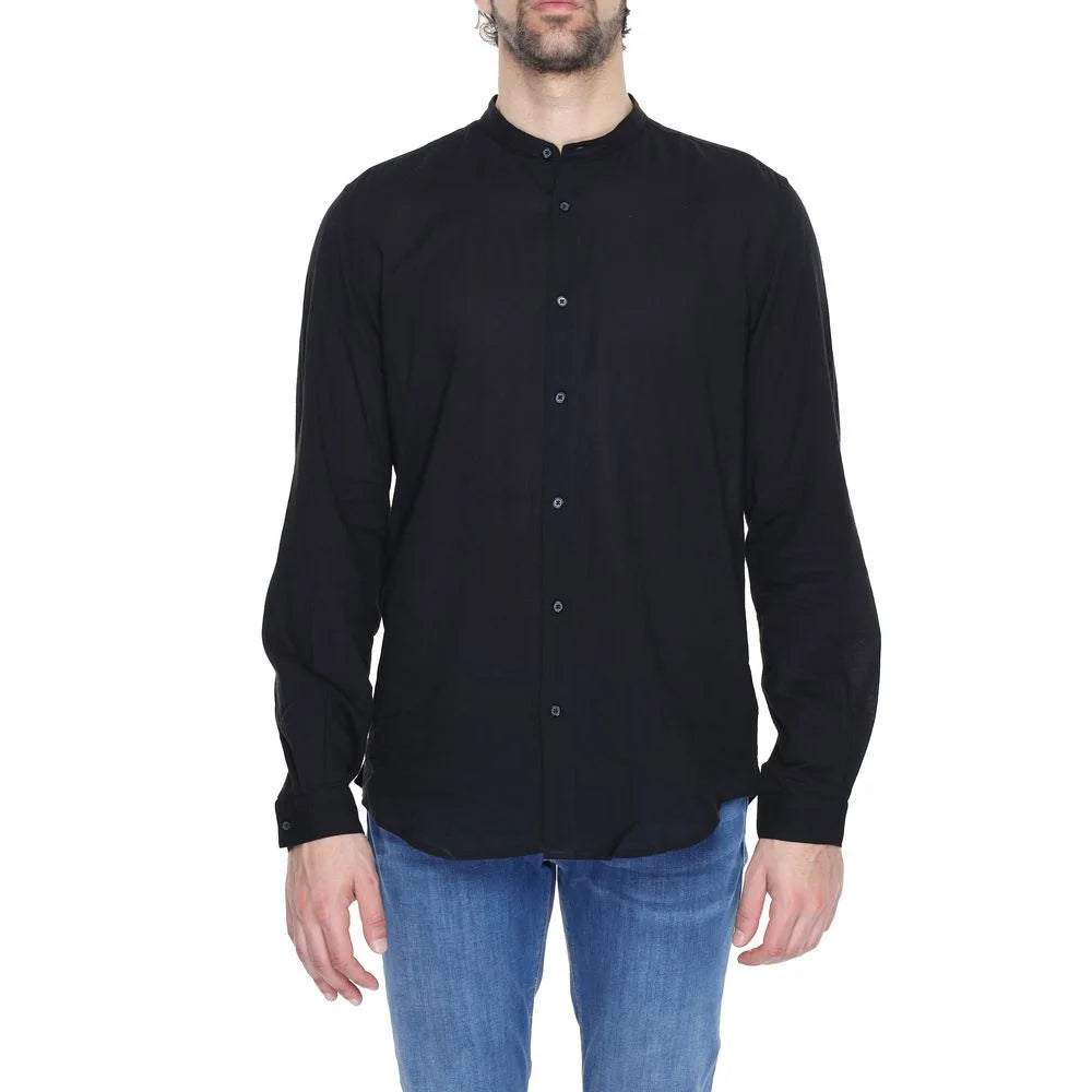 Antony Morato Black Cotton Shirt - IT54 | XXL - Shirts