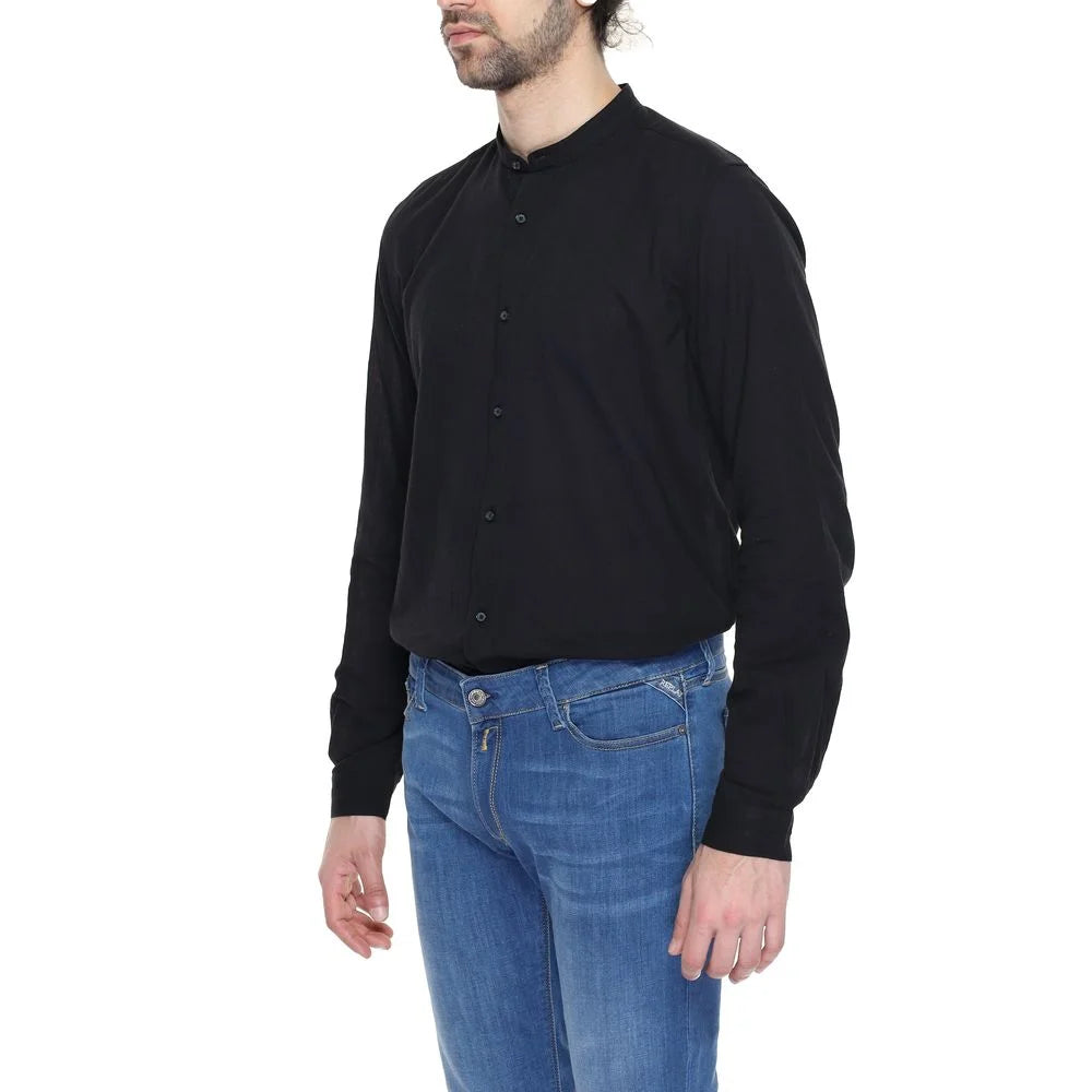 Antony Morato Black Cotton Shirt - IT54 | XXL - Shirts