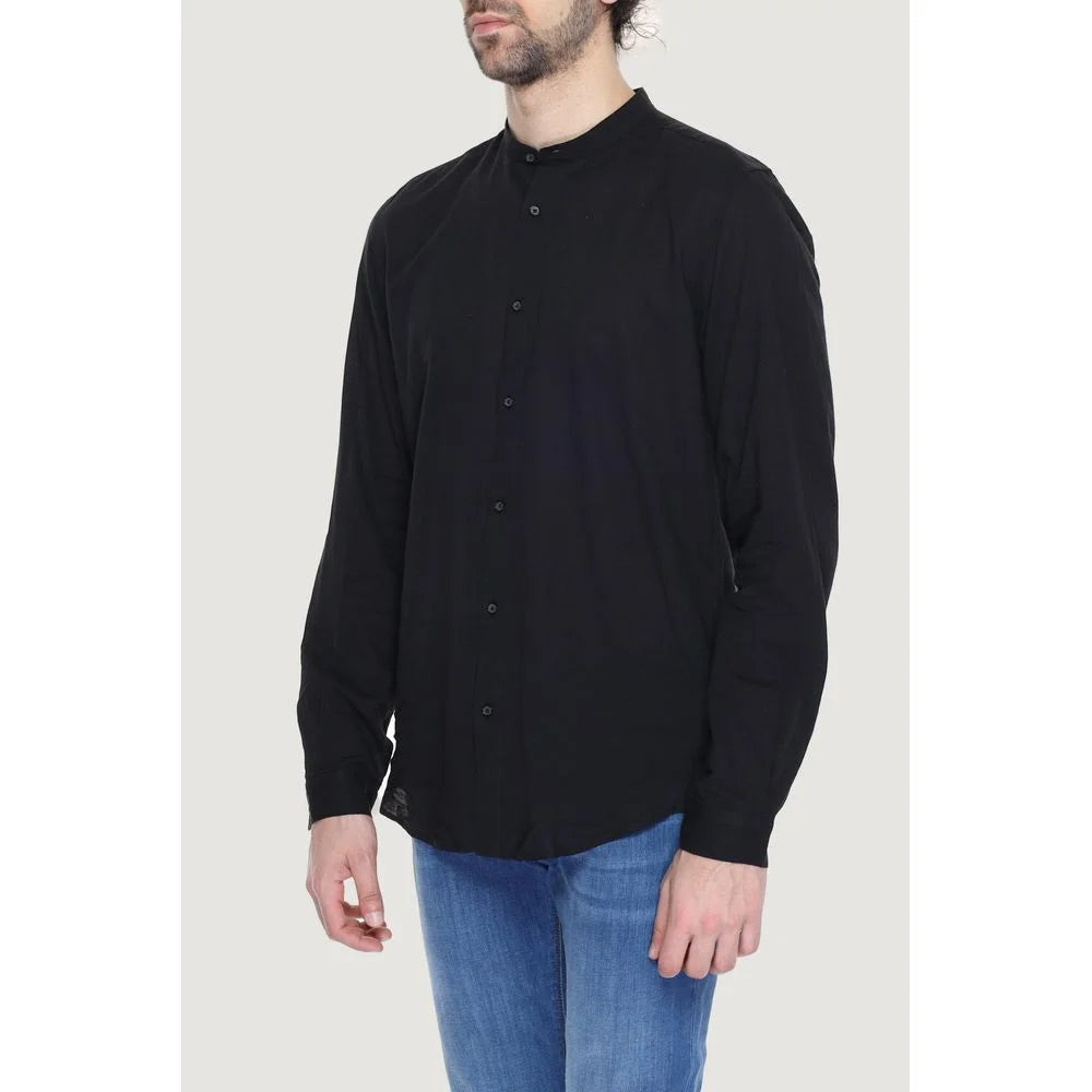 Antony Morato Black Cotton Shirt - IT54 | XXL - Shirts