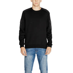 Antony Morato Black Cotton Sweatshirt - IT44 | S - Sweatshirts