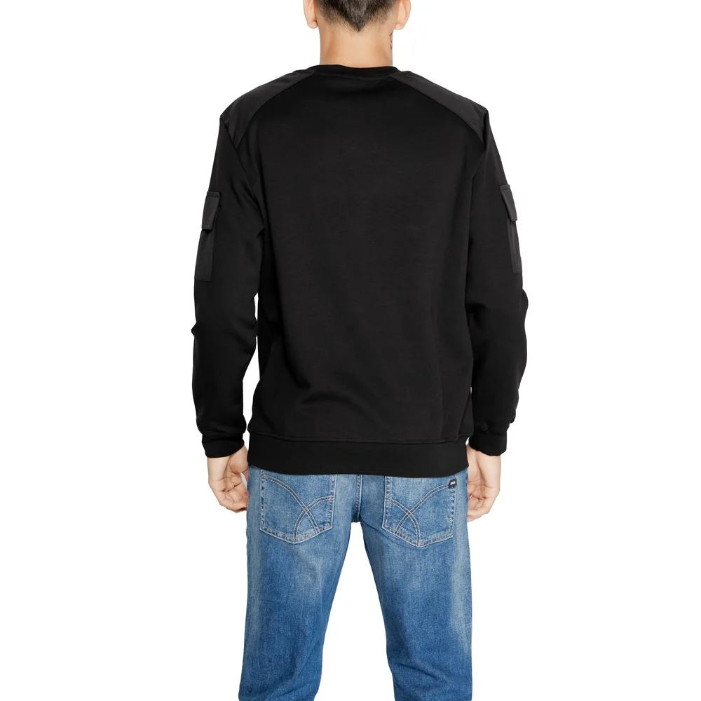 Antony Morato Black Cotton Sweatshirt - IT44 | S - Sweatshirts