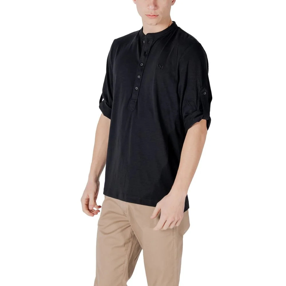 Antony Morato Black Cotton T-Shirt - IT44 | S - T-Shirts