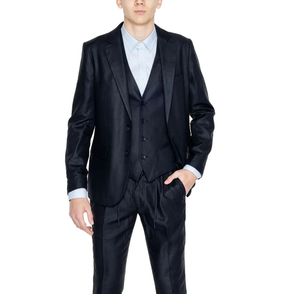 Antony Morato Black Linen Blazer - Sport Jackets