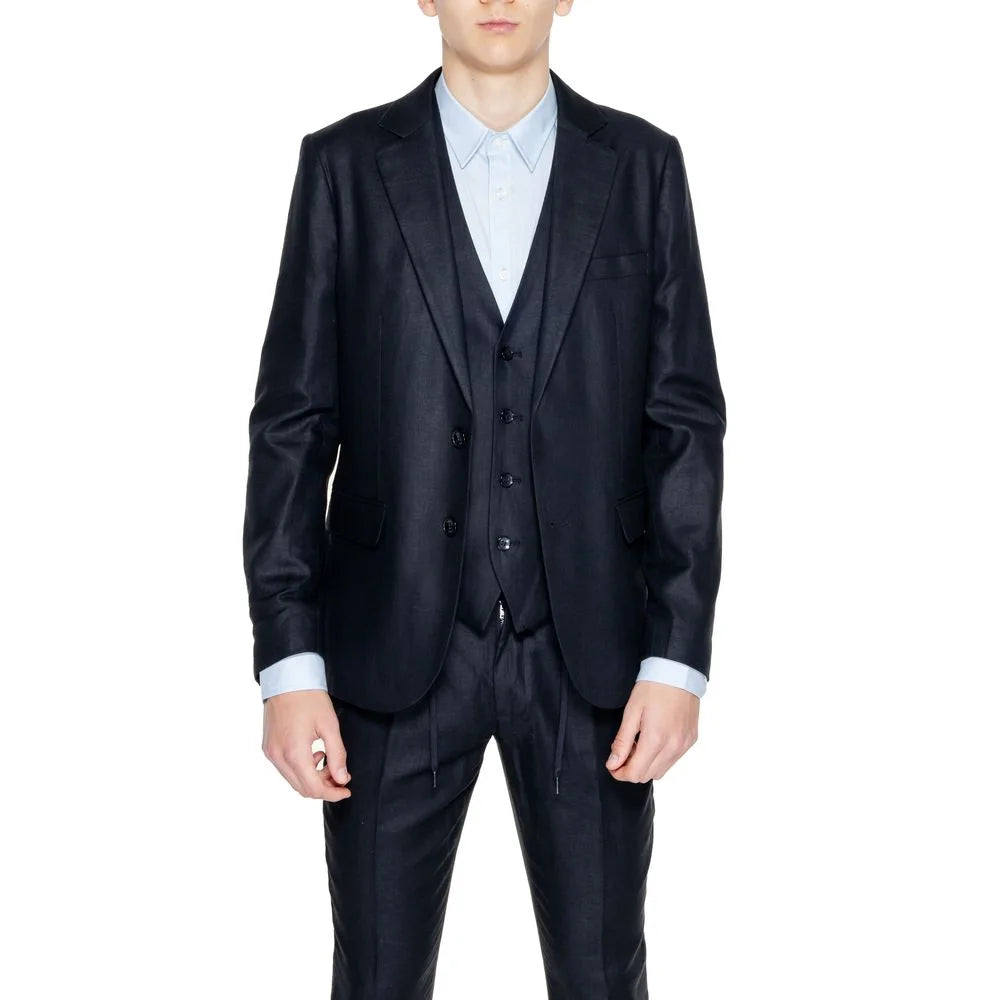 Antony Morato Black Linen Blazer - Sport Jackets