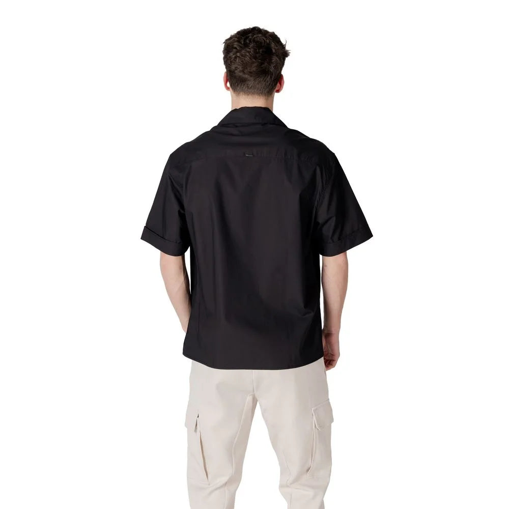 Antony Morato Black Lyocell Shortsleeve - Shirts