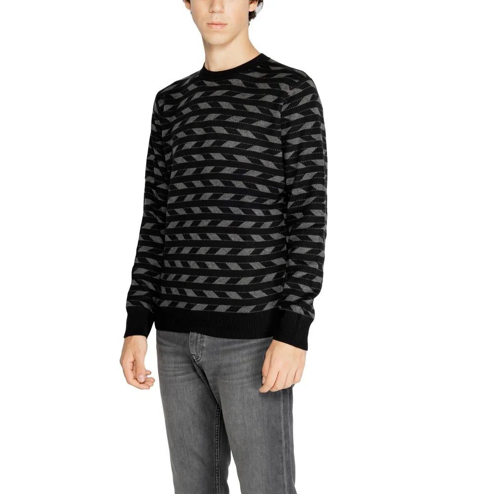 Antony Morato Black Marabou Sweater
