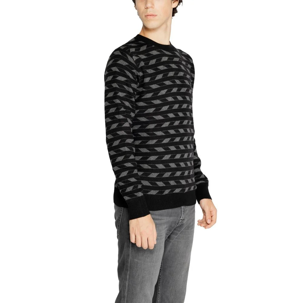Antony Morato Black Marabou Sweater - Sweaters
